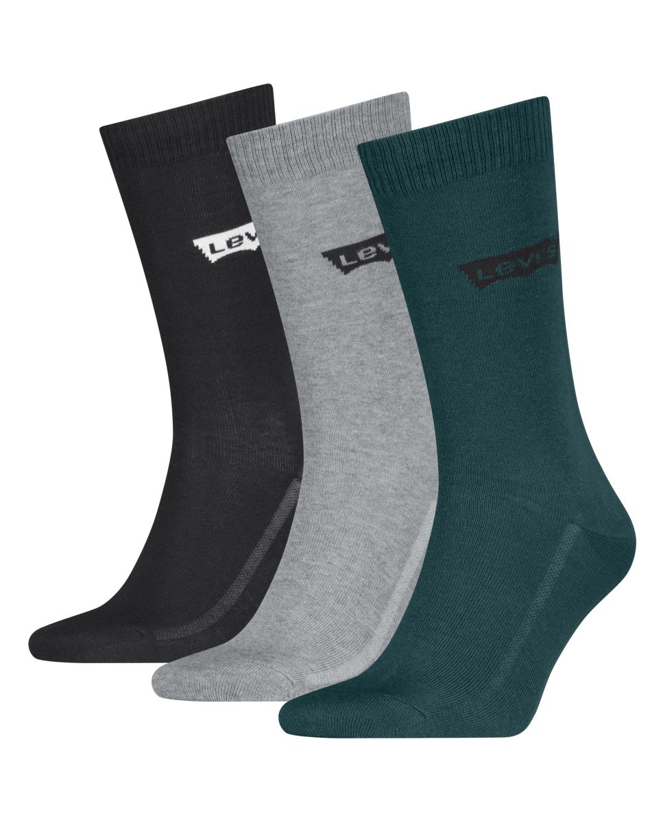 Meias Clássicas (Pack de 3 Pares) Cinzento-2