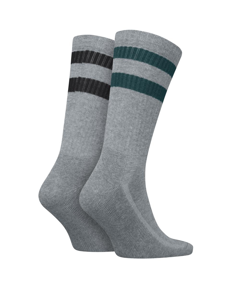 Imagen 0 de Calcetines de media caña de Levi's® (pack de 2) Gris