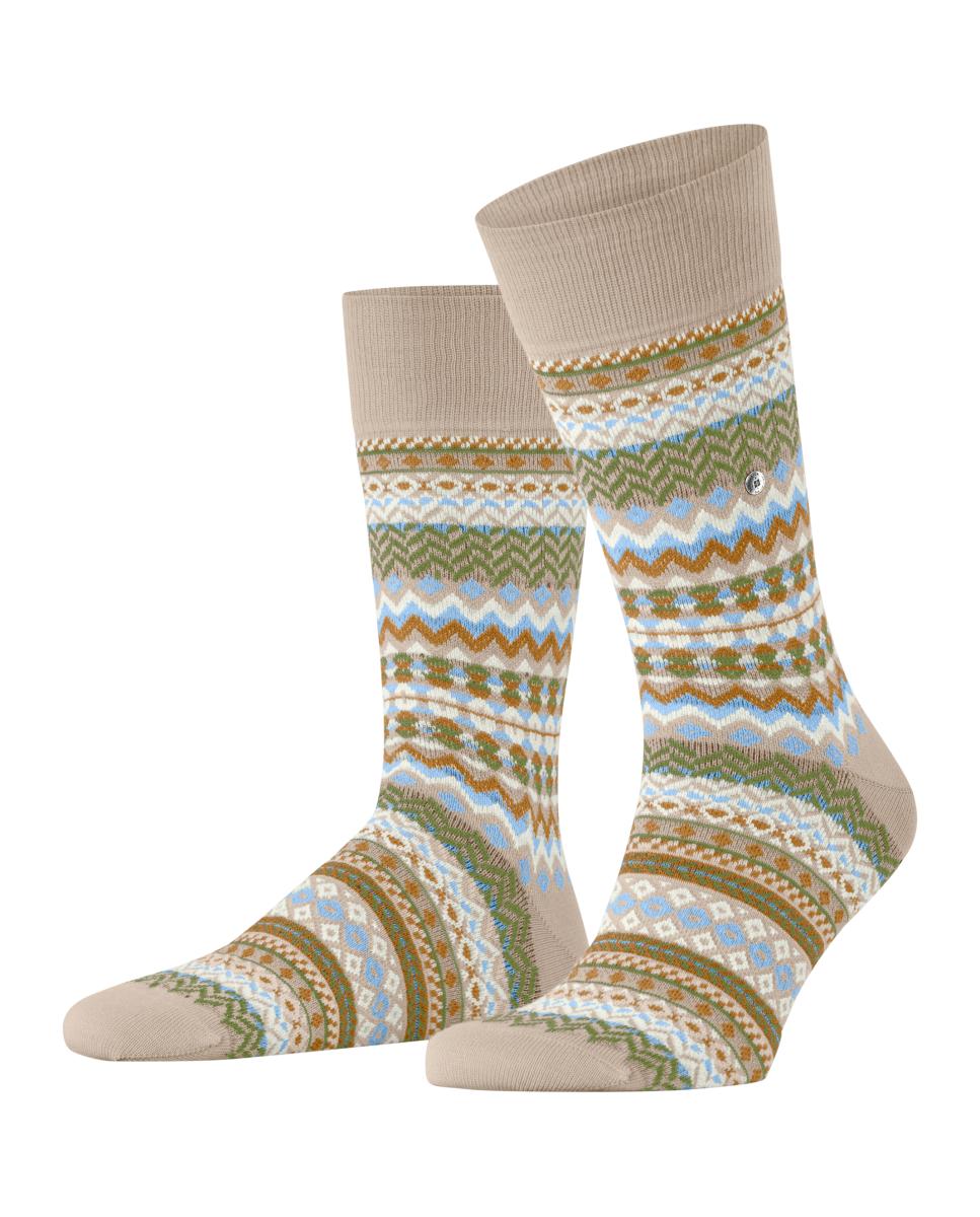 Calcetines caballero cenefas - Burlington - Beige Beige-3