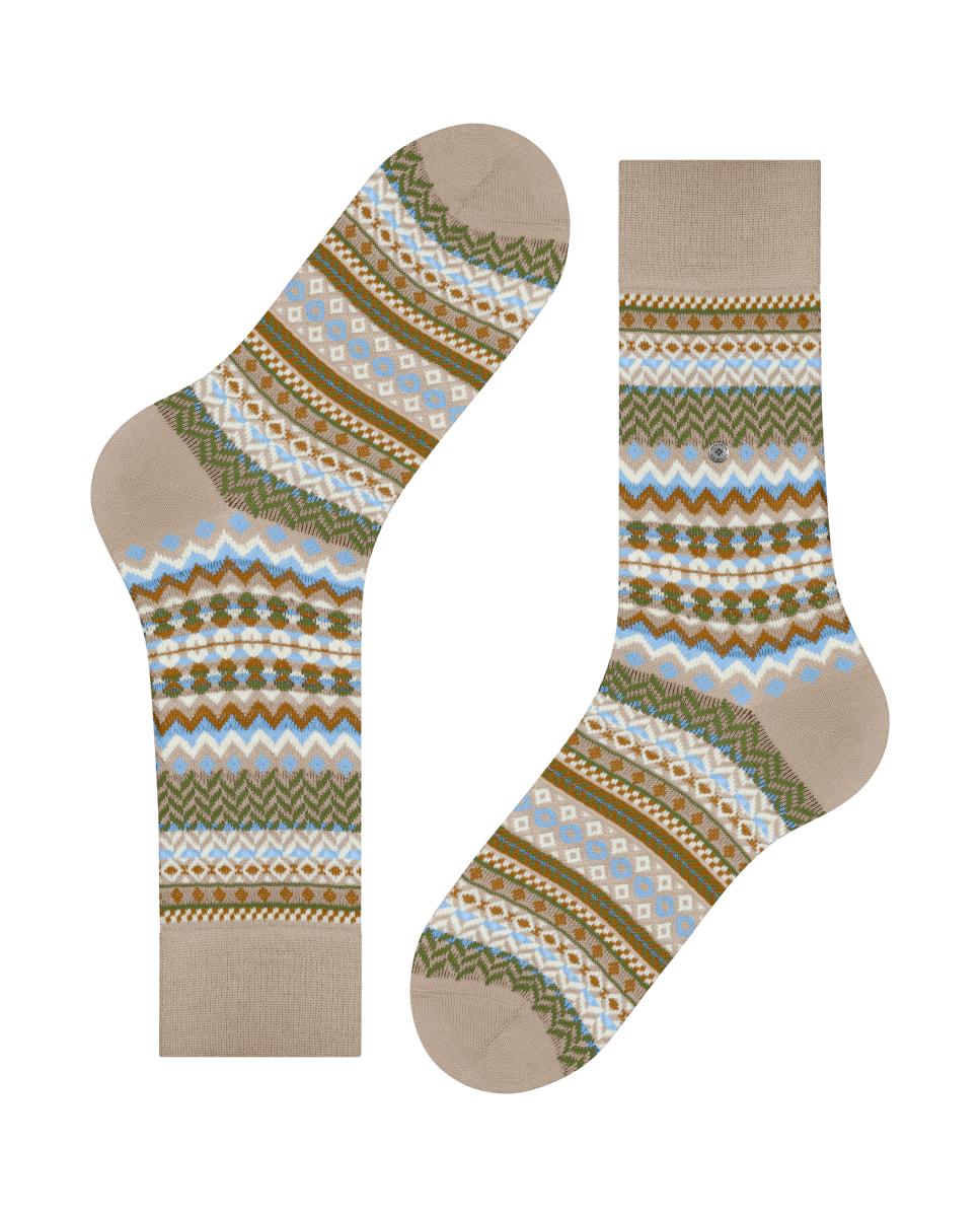 Calcetines caballero cenefas - Burlington - Beige Beige-4
