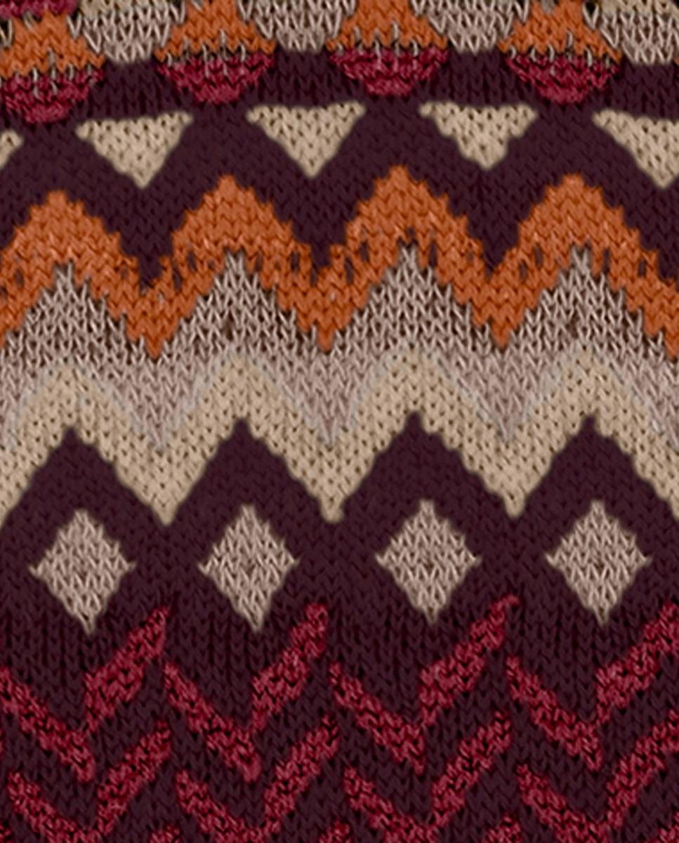 Calcetines caballero cenefas - Burlington - Rojo Granate Rojo Granate-6