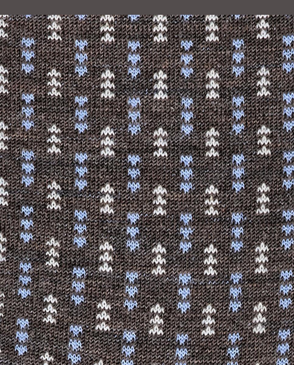 Imagen 6 de Calcetin estampado lana merino - Falke - Marrón Marrón