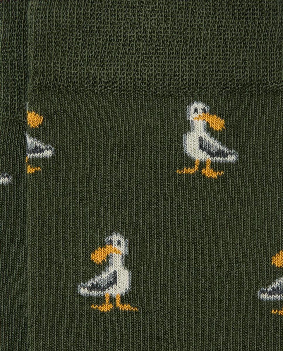 Calcetín regular de caballero - Kiff-Kiff - Verde Verde-2