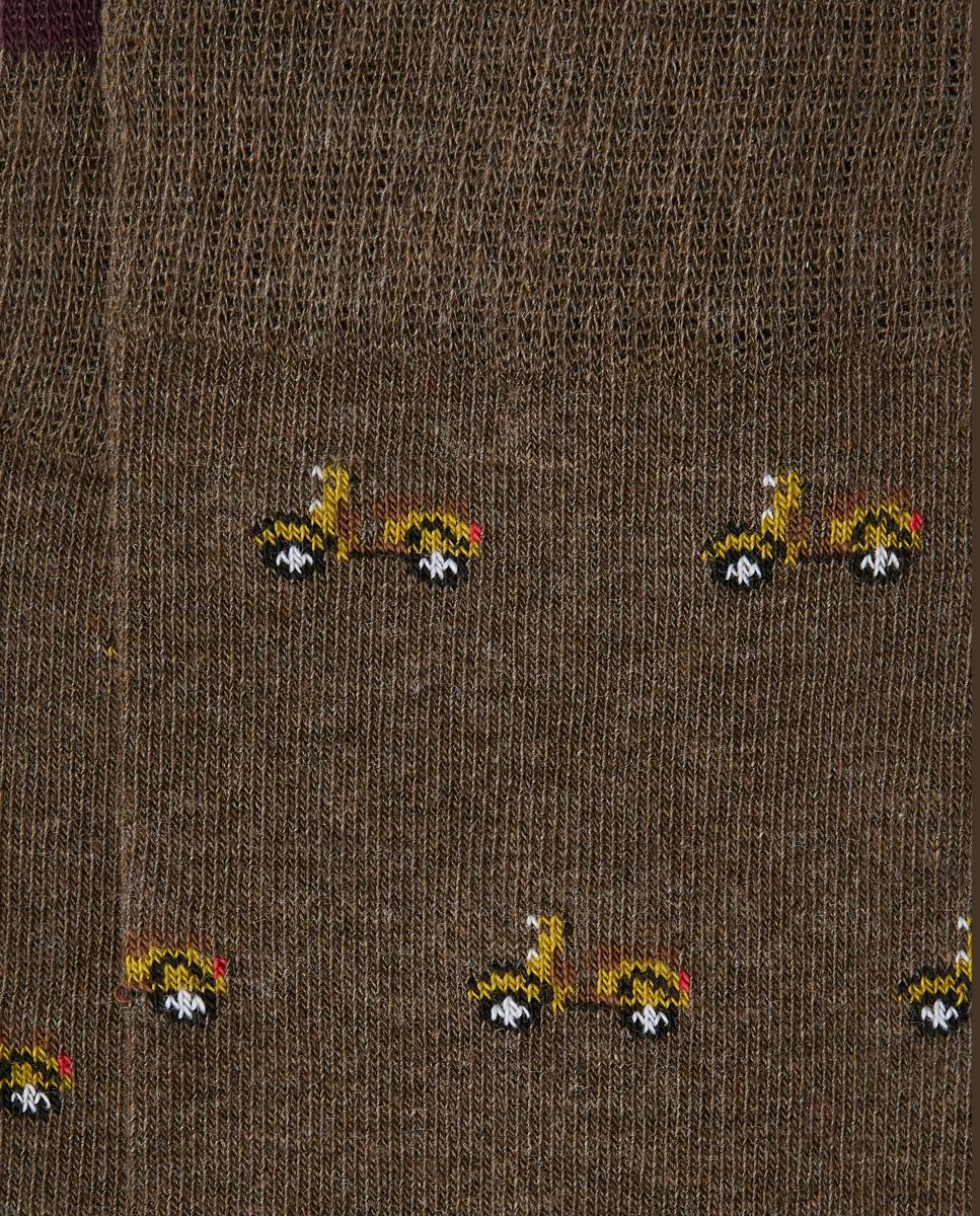 Calcetín regular de caballero - Kiff-Kiff - Marrón Marrón-2