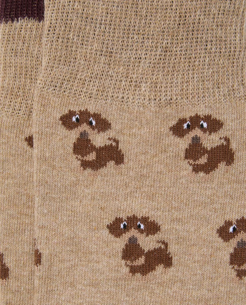 Calcetín regular de caballero - Kiff-Kiff - Beige Beige-2
