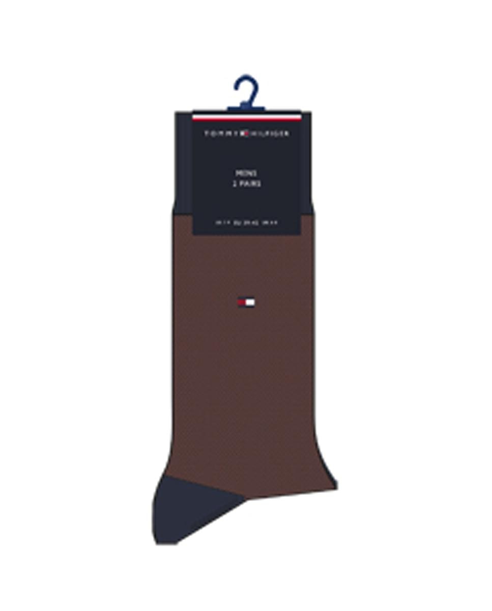 Pack de 2 Pares de Meias de Olho-de-Perdiz às Riscas Bicolor-3