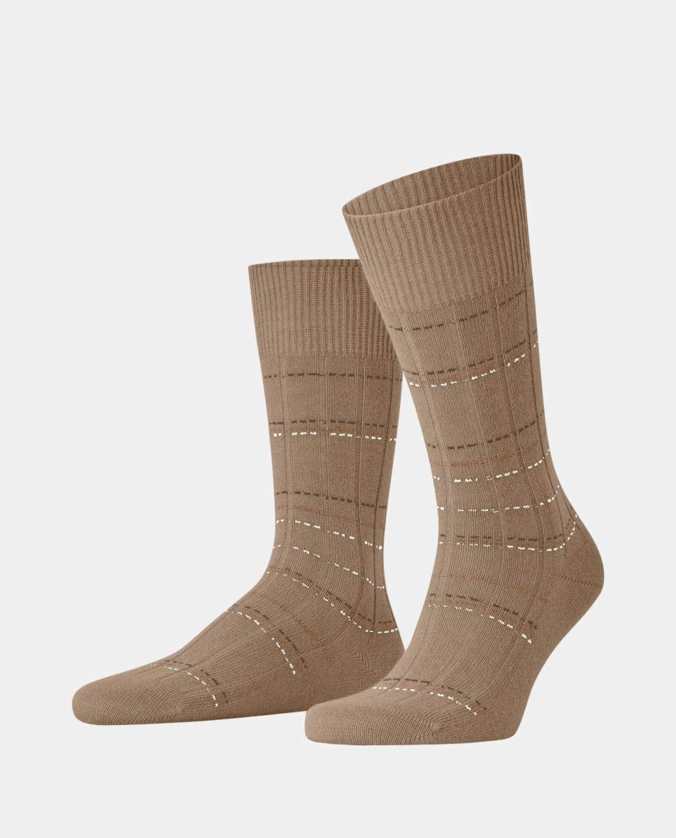 Meias Curtas Estampadas Camel-3