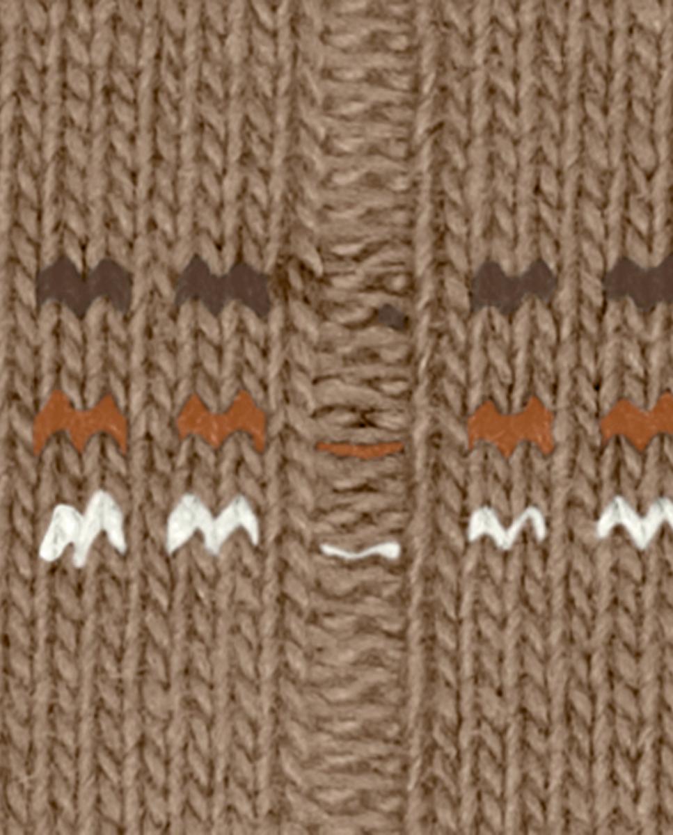 Meias Curtas Estampadas Camel-6