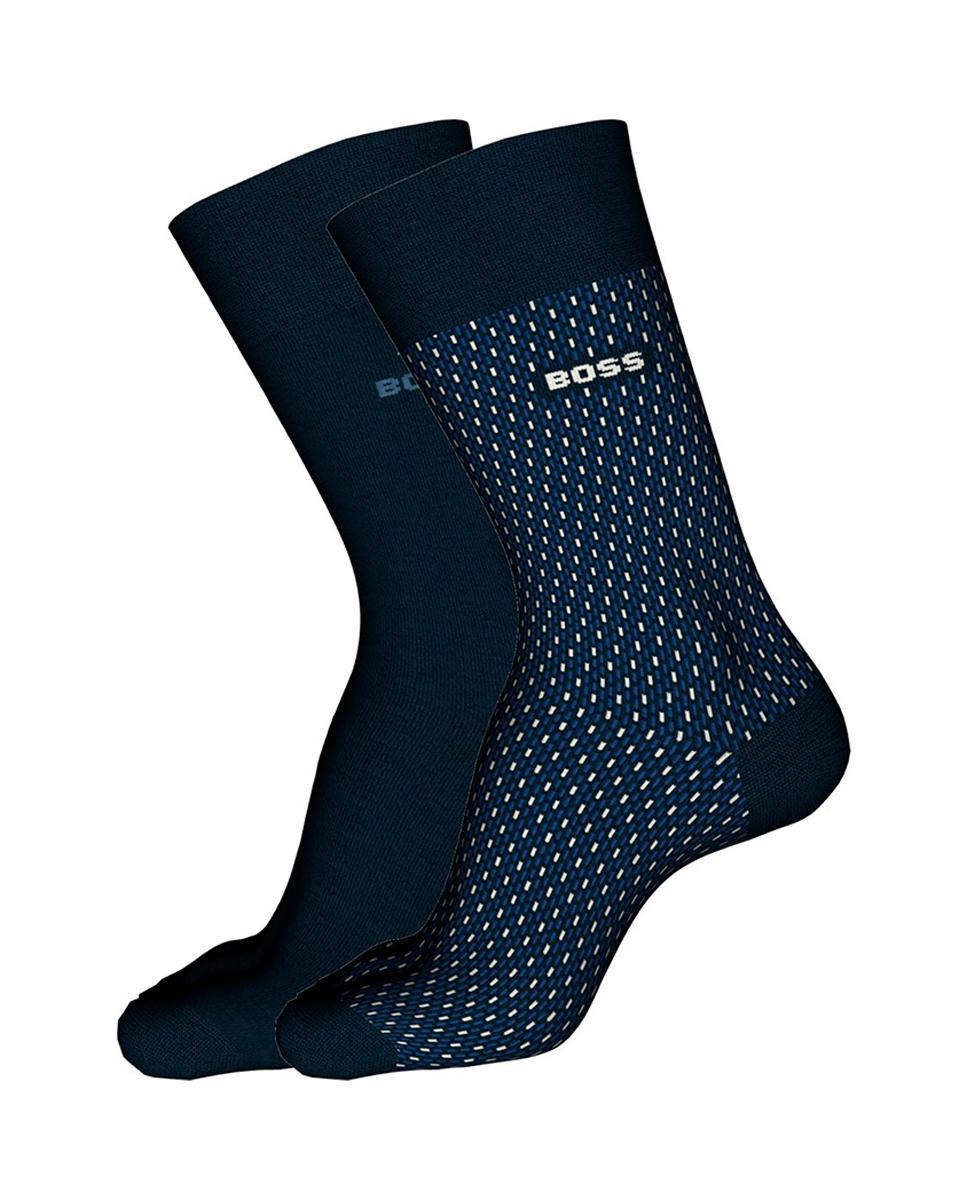 Imagen 1 de Pack de dos calcetines de hombre en talla única Azul