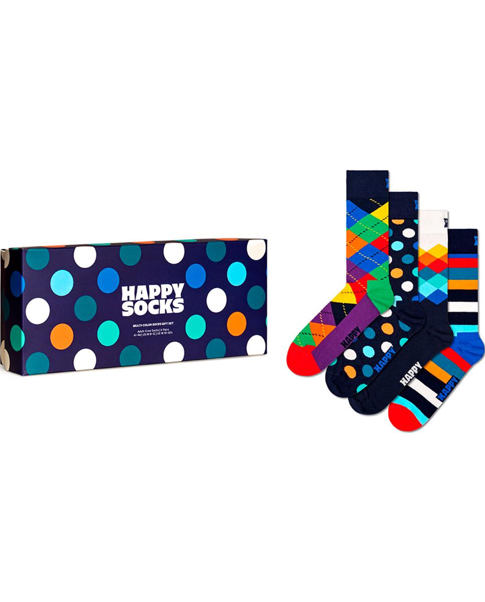 Imagen 1 de Gift Set Calcetín de hombre 4-Pack Multi-Color Azul