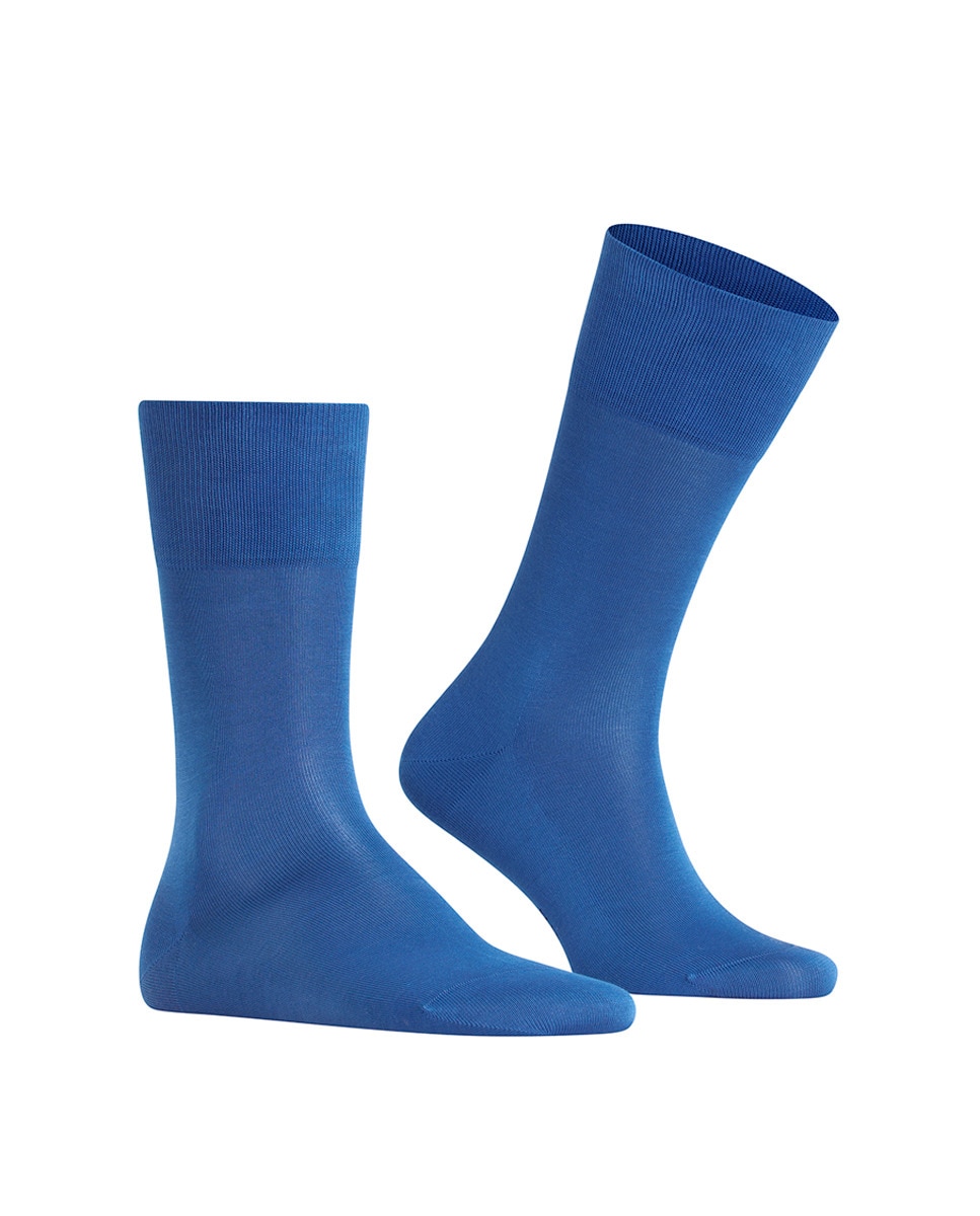 Meias Lisas com Fio da Escócia Azul-6