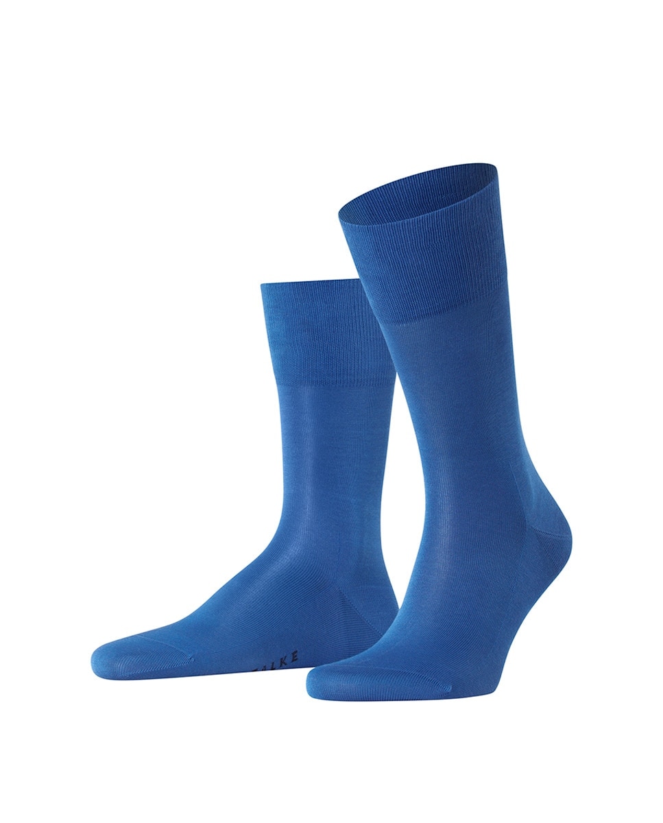 Meias Lisas com Fio da Escócia Azul-7