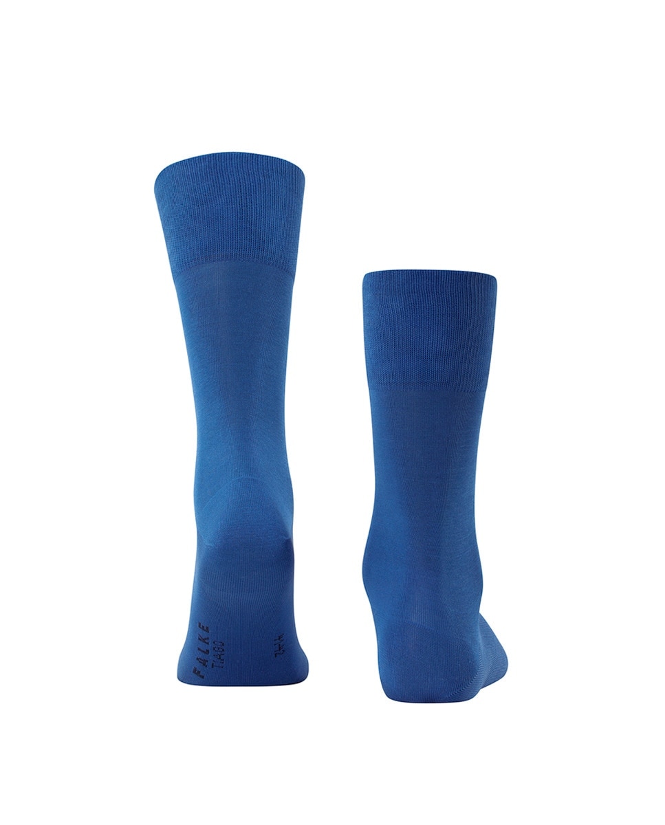 Meias Lisas com Fio da Escócia Azul-8