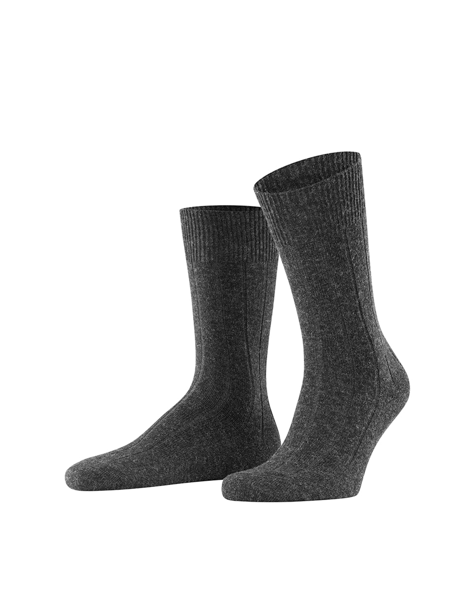 Imagen 2 de Calcetines cortos de hombre de lana y cachemira - Falke - Gris Gris