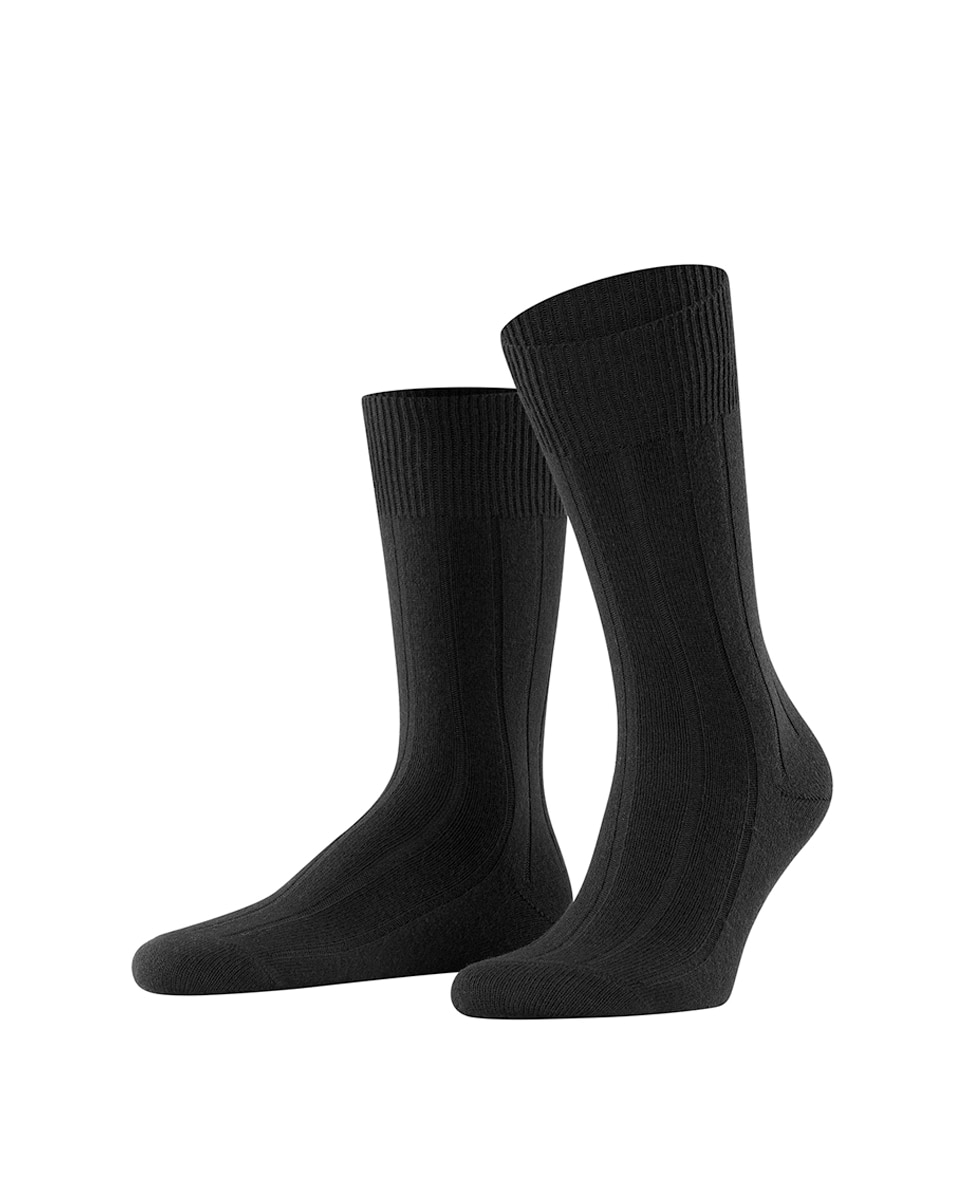 Imagen 2 de Calcetines cortos de hombre de lana y cachemira - Falke - Negro Negro