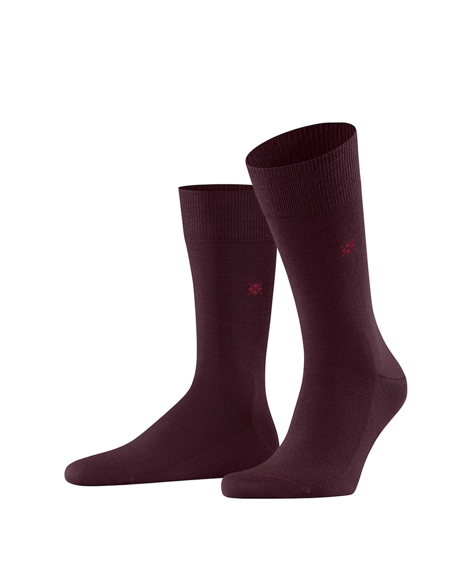 Calcetines cortos de hombre lisos - Burlington - Burdeos Burdeos-2