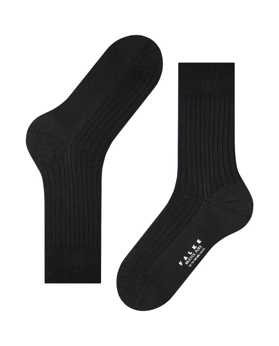 Meias curtas pretas de homem Preto-4