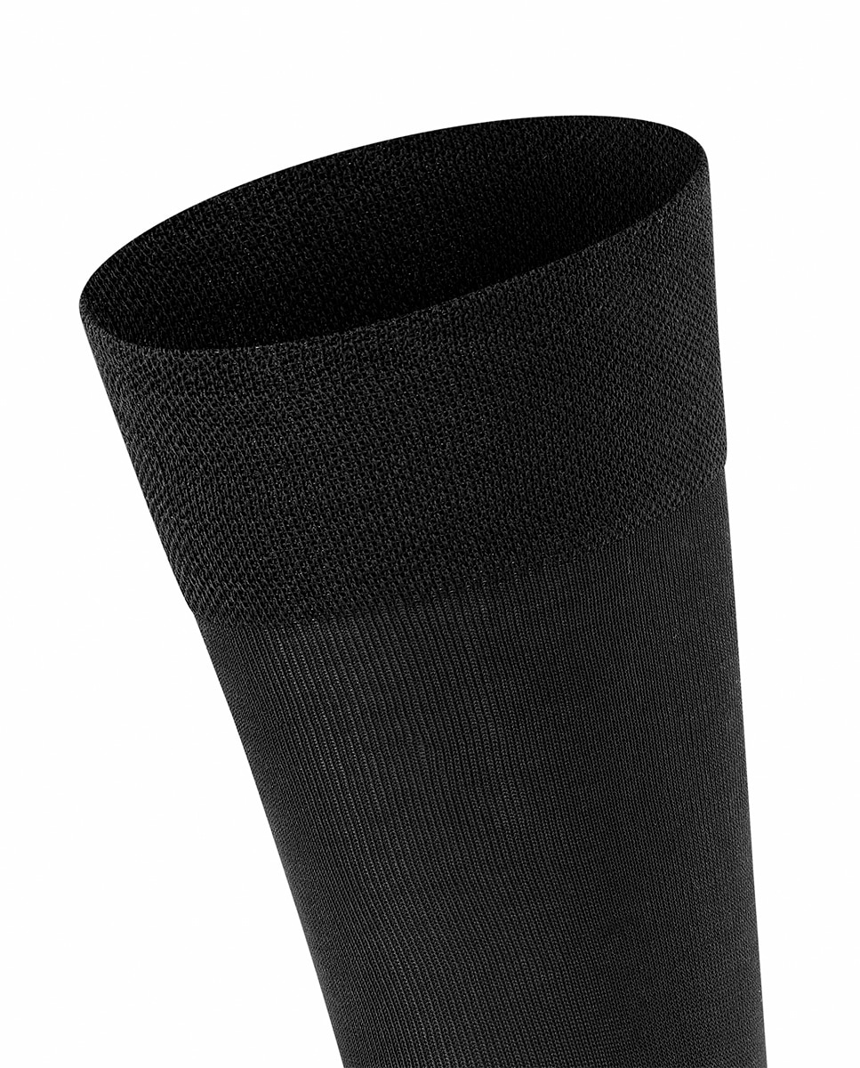 Souquet liso sensitive algodón orgánico - Falke - Negro Negro-5