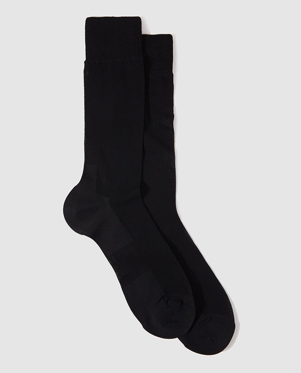 Calcetines de hombre de ZD - Negro Negro-1