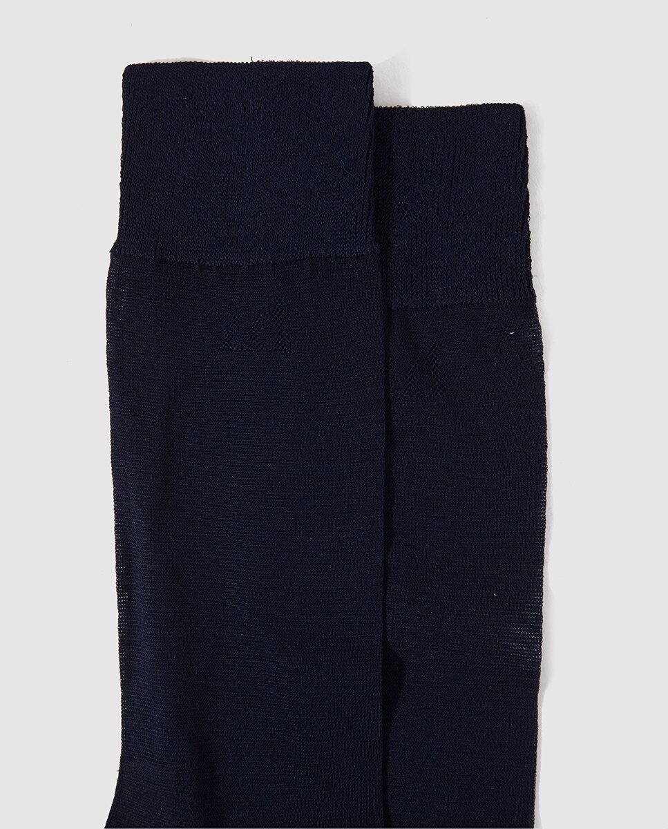Calcetines de hombre de ZD - Azul marino Azul marino-2