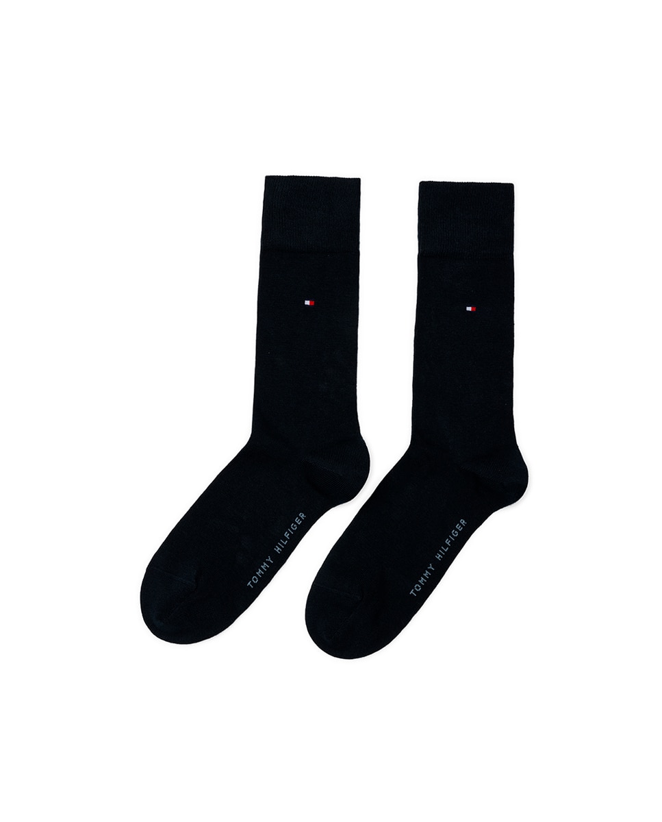 Pack de dos pares de calcetines de hombre Tommy Hilfiger en color jeans - Azul marino Azul marino-1
