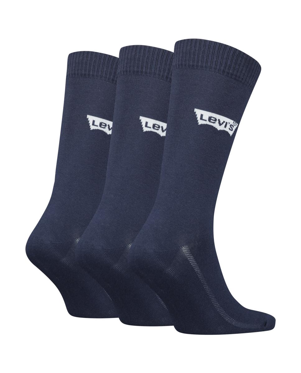 Pack de três pares de meias curtas azuis de homem Azul-marinho-1