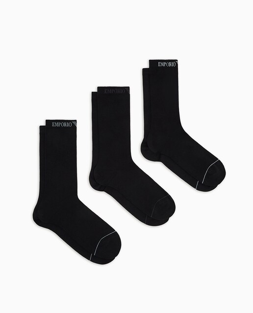 Imagem 0 de Pack de três pares de meias curtas