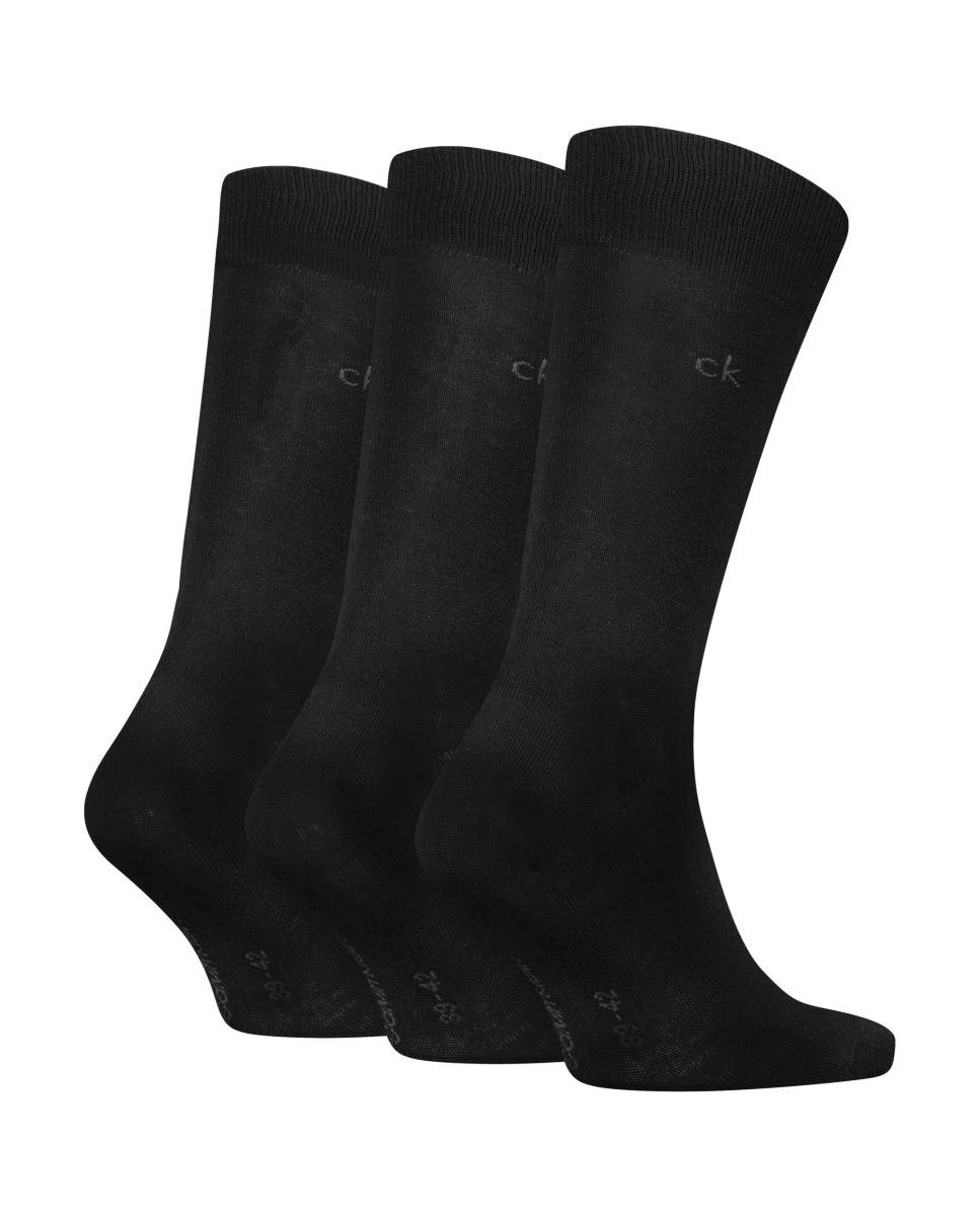 Calcetines clásicos de hombre de Calvin Klein (pack de 3) - Negro Negro-4