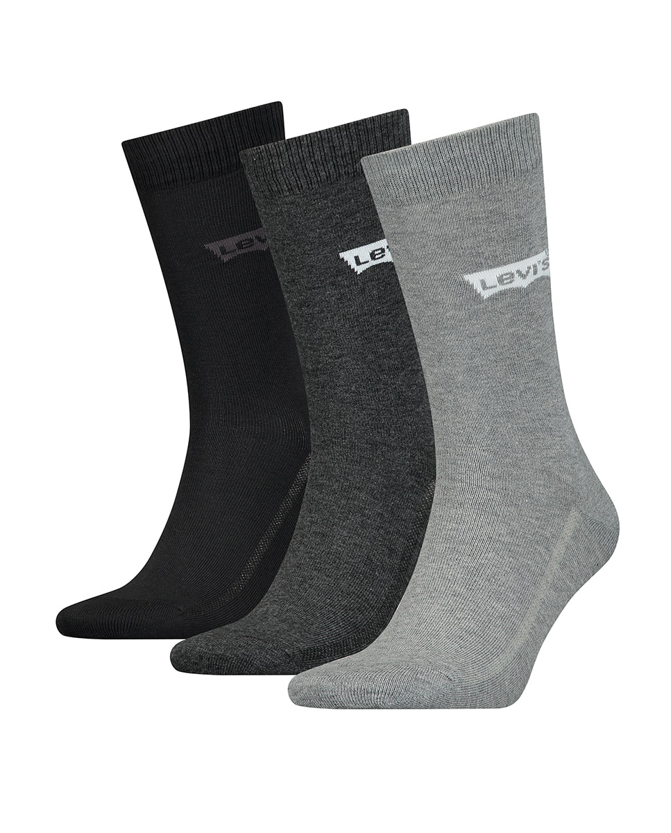 Meias Clássicas (Pack de 3 Pares) Azul-marinho-2