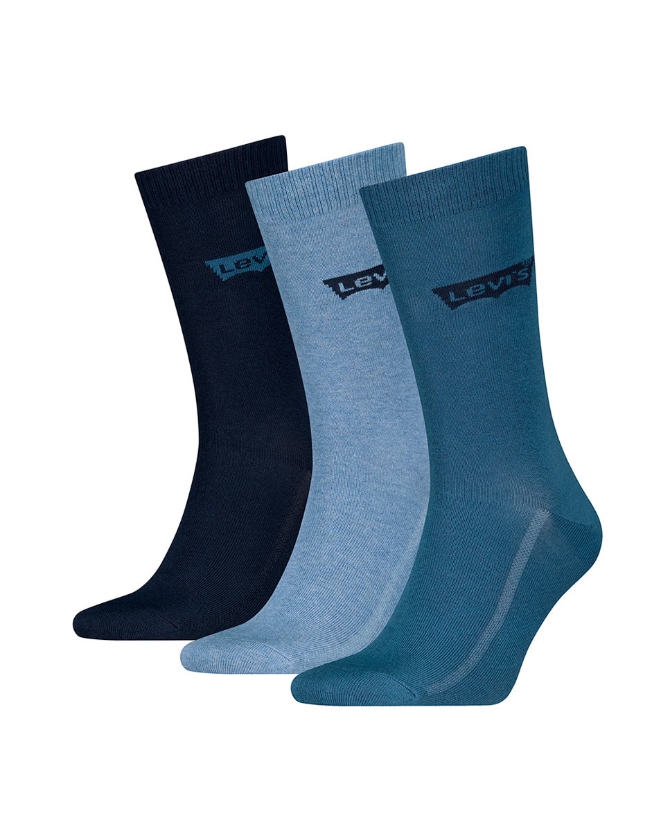 Meias Clássicas (Pack de 3 Pares) Azul-marinho-2