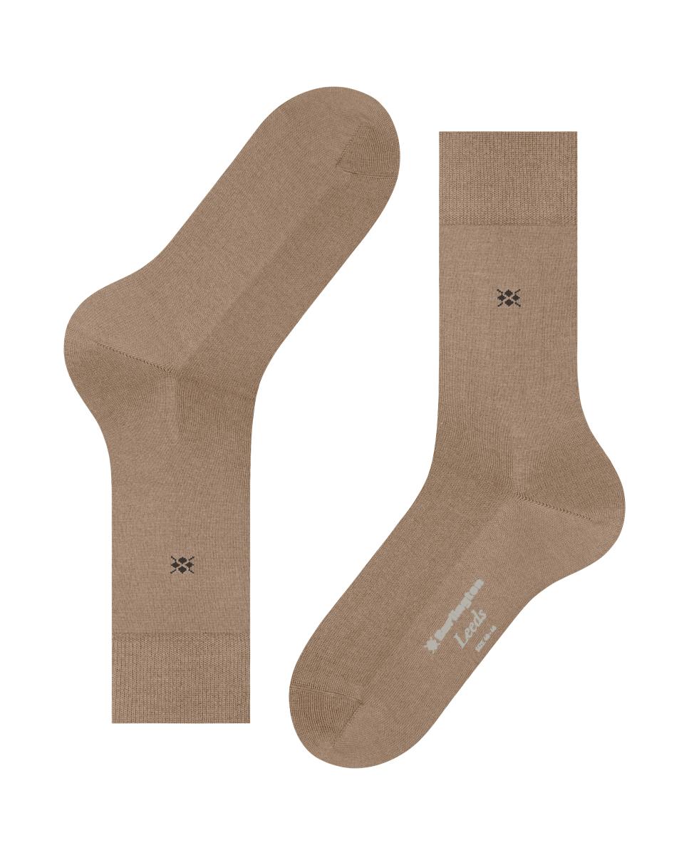 Calcetines cortos de hombre lisos - Burlington - Camel Camel-4