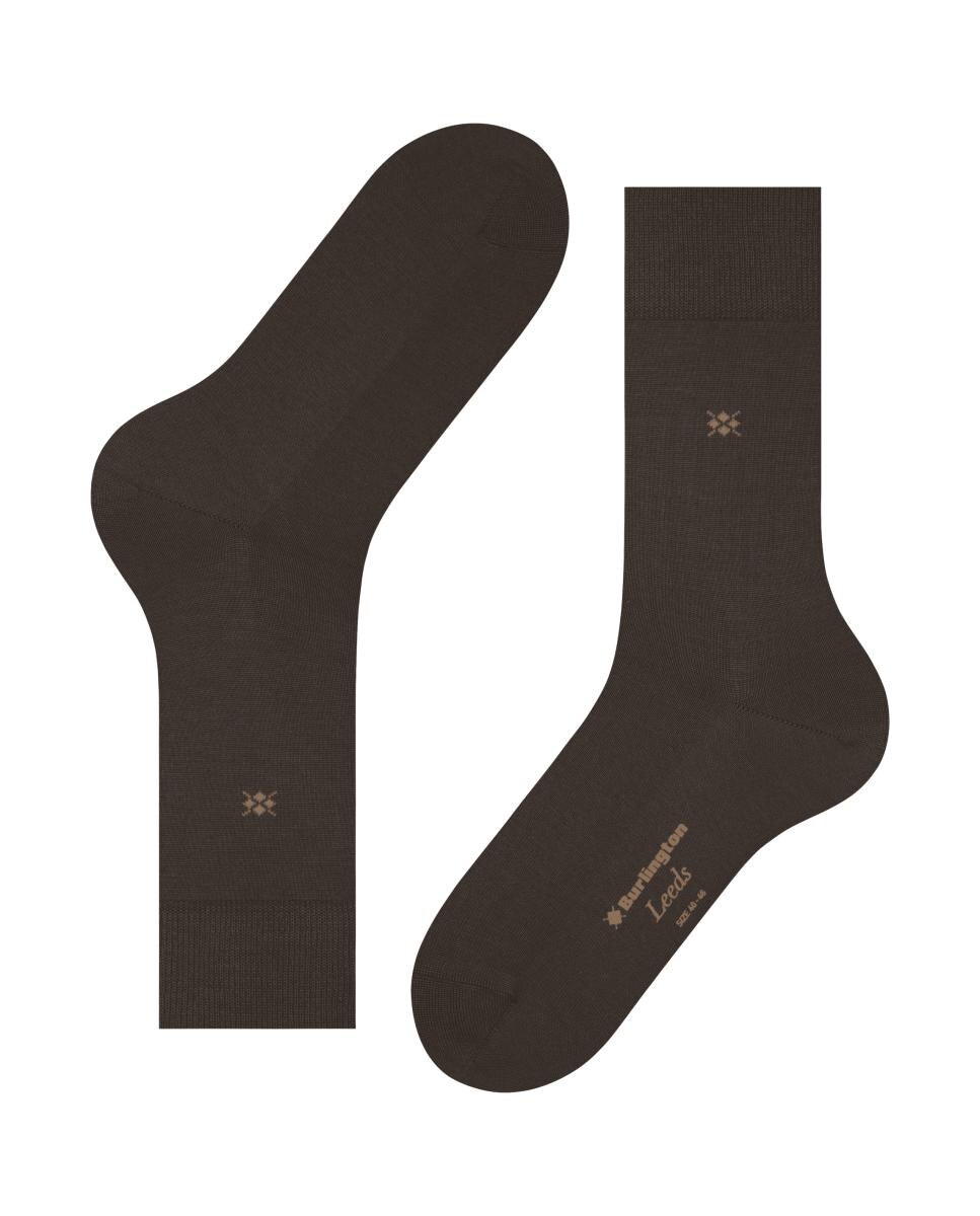 Calcetines cortos de hombre lisos - Burlington - Marrón Marrón-4