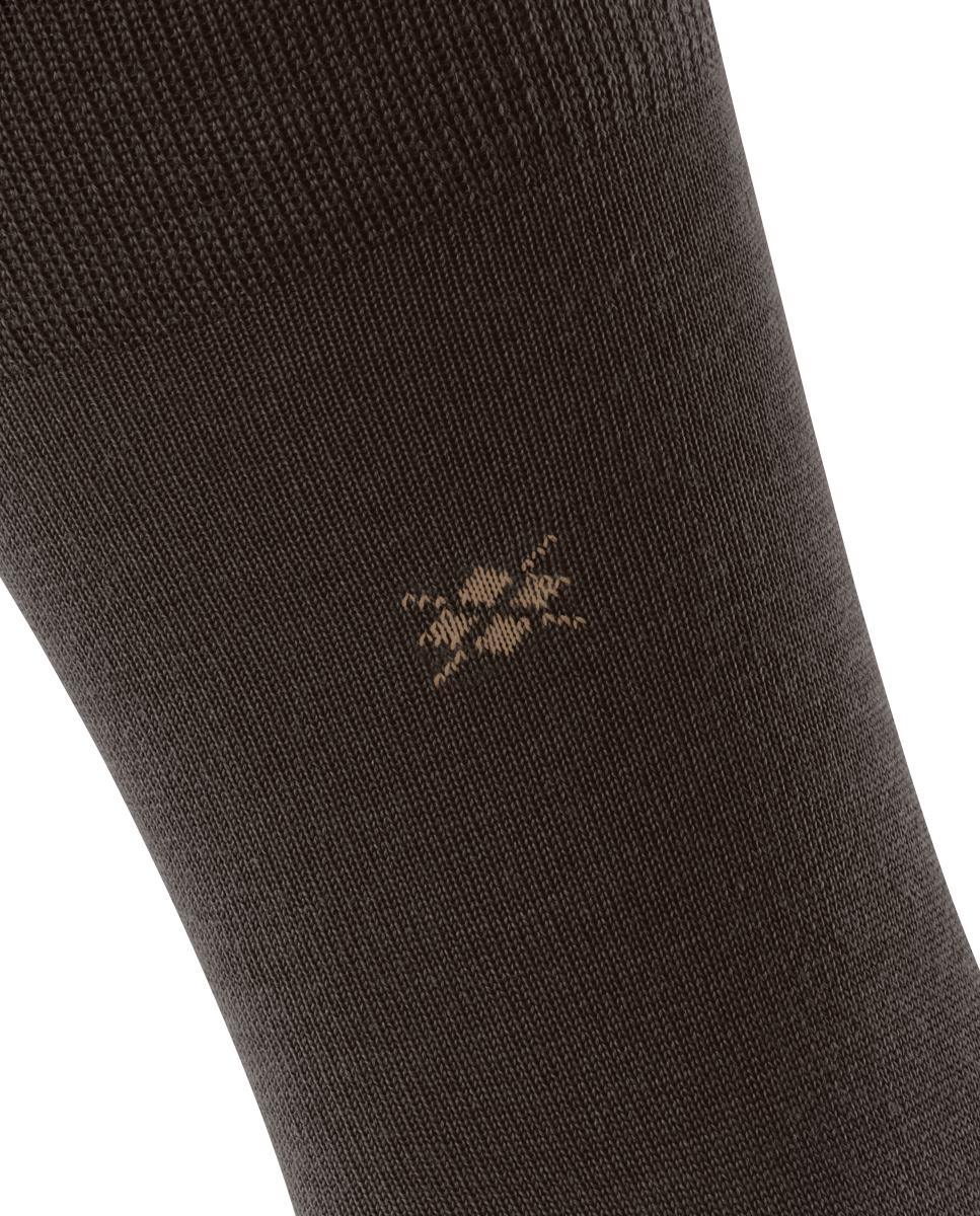 Calcetines cortos de hombre lisos - Burlington - Marrón Marrón-5