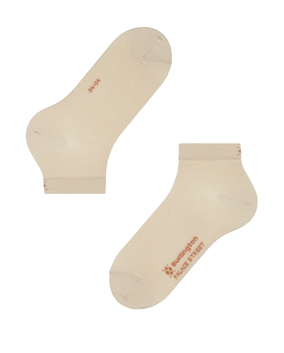 Calcetín tobillero hombre algodón liso - Burlington - Beige Beige-4