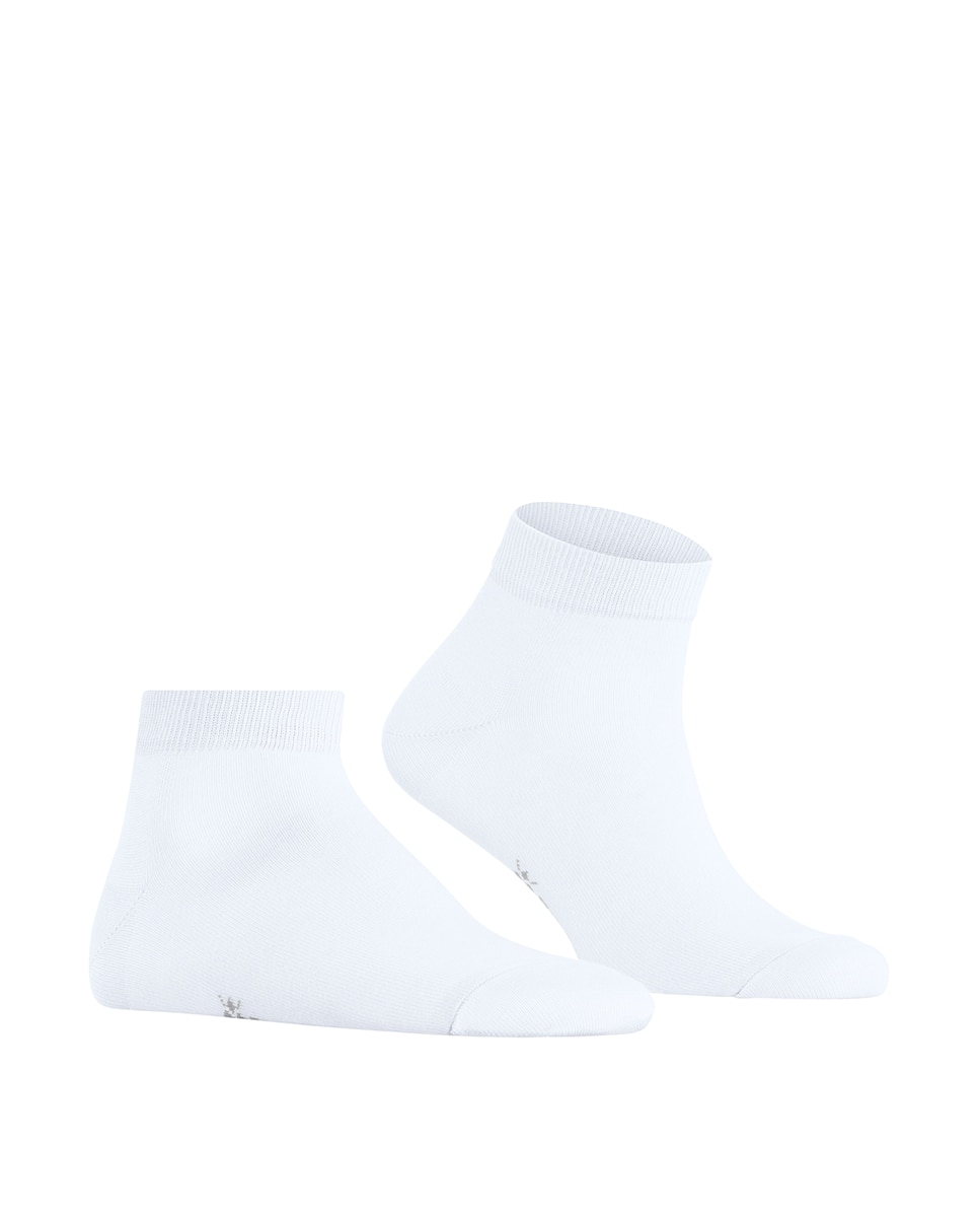 Calcetín tobillero hombre algodón liso - Burlington - Blanco Blanco-1