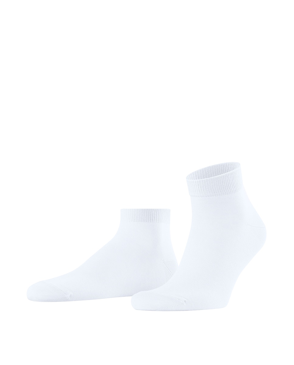 Calcetín tobillero hombre algodón liso - Burlington - Blanco Blanco-2