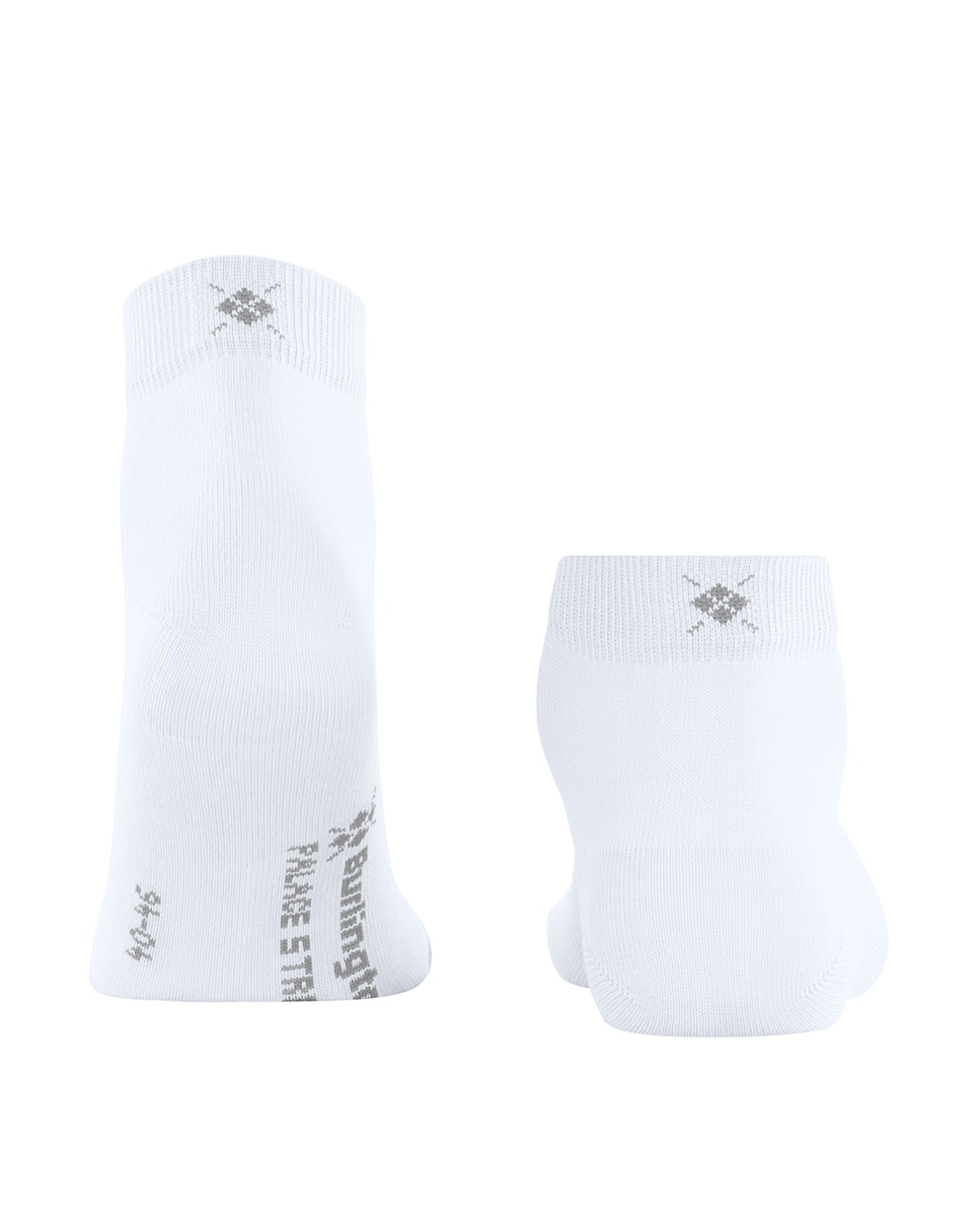 Calcetín tobillero hombre algodón liso - Burlington - Blanco Blanco-3