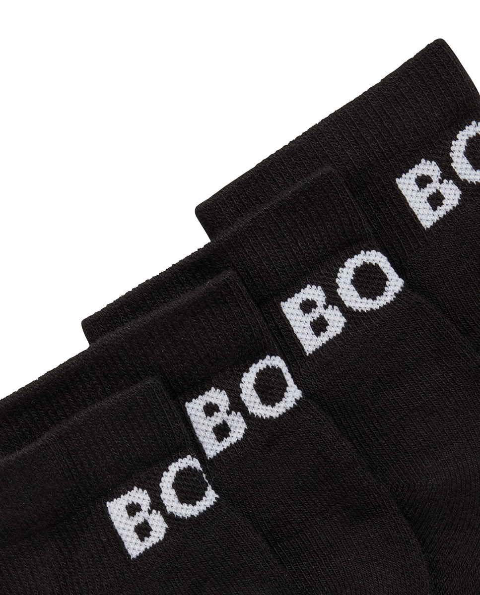 Pack de dois pares de meias Preto-2