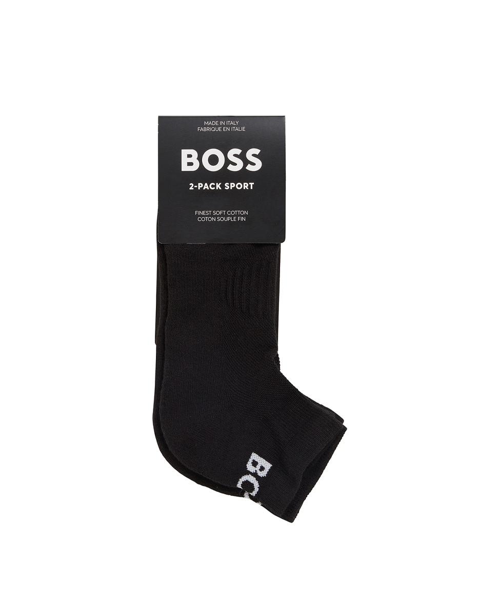 Pack de dois pares de meias Preto-3