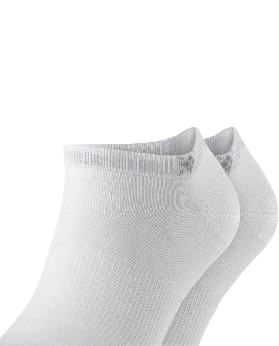 Pack de dos pares de calcetines de hombre Burlington tobilleros blancos - Blanco Blanco-5