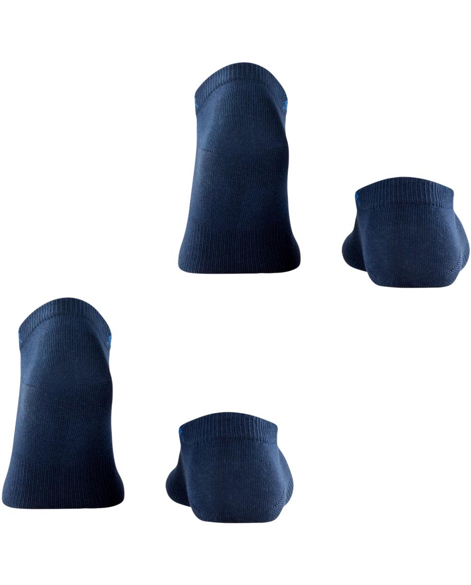 Pack de dois pares de meias pelo tornozelo azul-marinho Azul-marinho-2