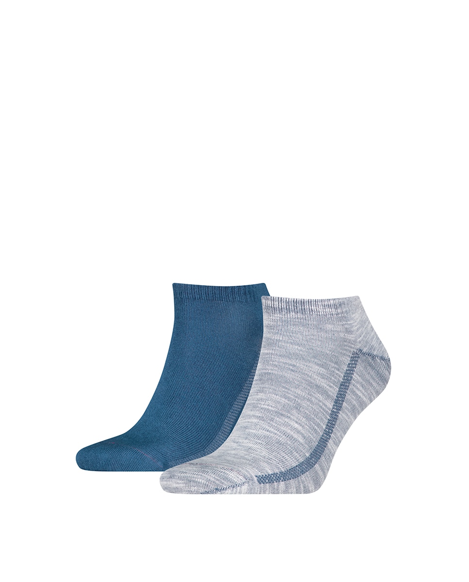 Meias pelo Tornozelo (Pack de 2 Pares) Azul-2
