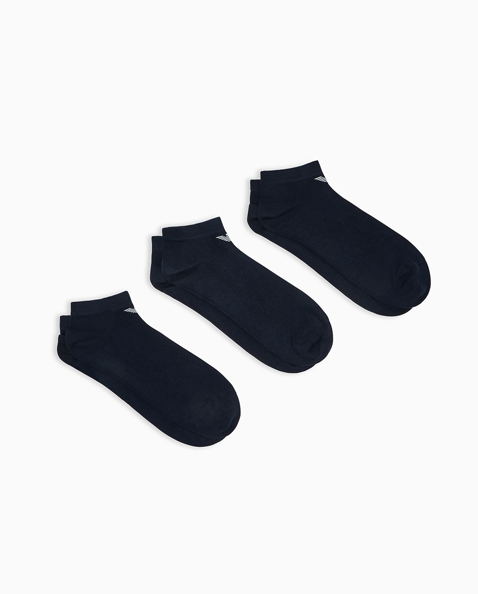 Imagem 0 de Pack de Três Pares de Meias pelo Tornozelo