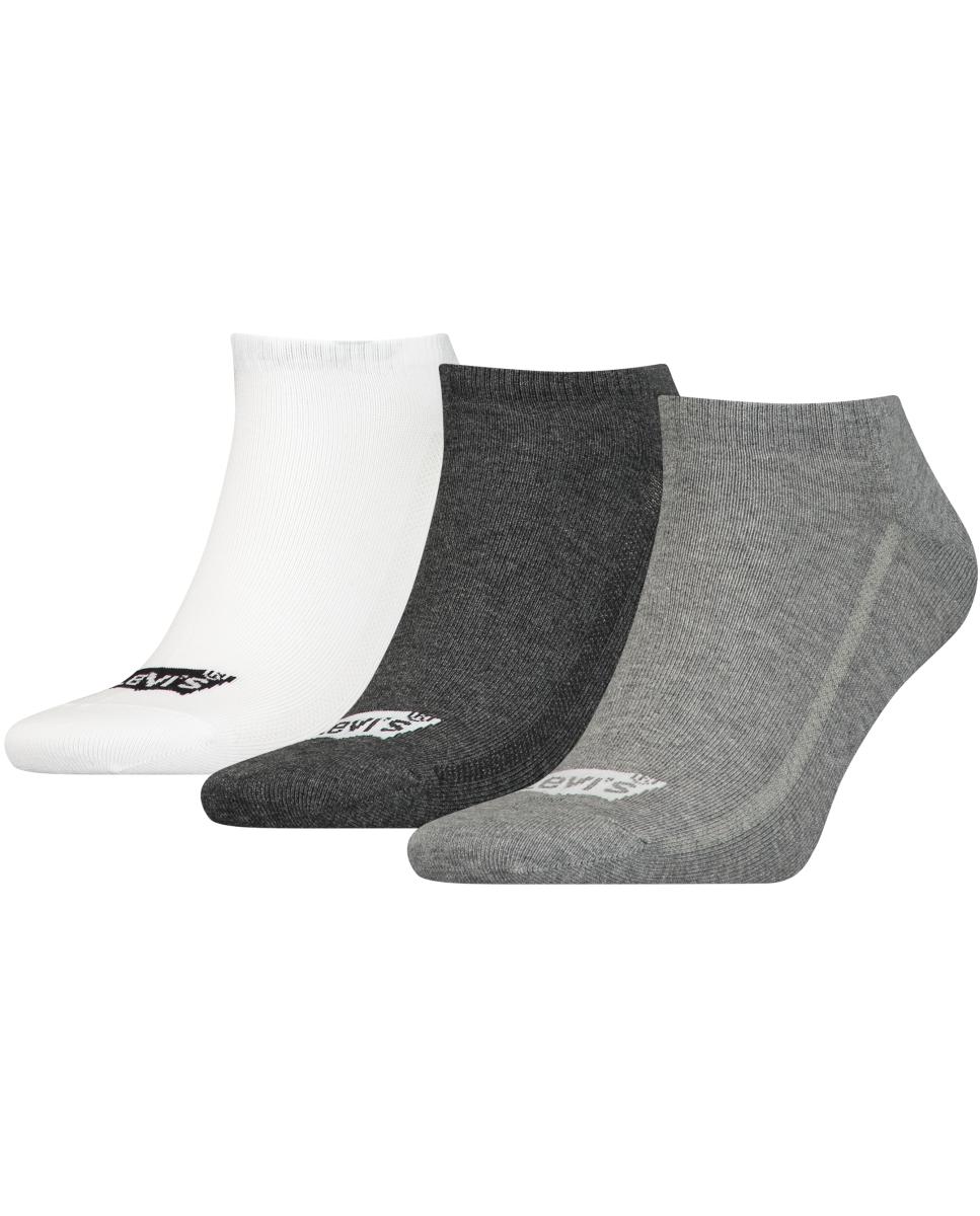 Meias pelo Tornozelo (Pack de 3 Pares) Cinzento-2