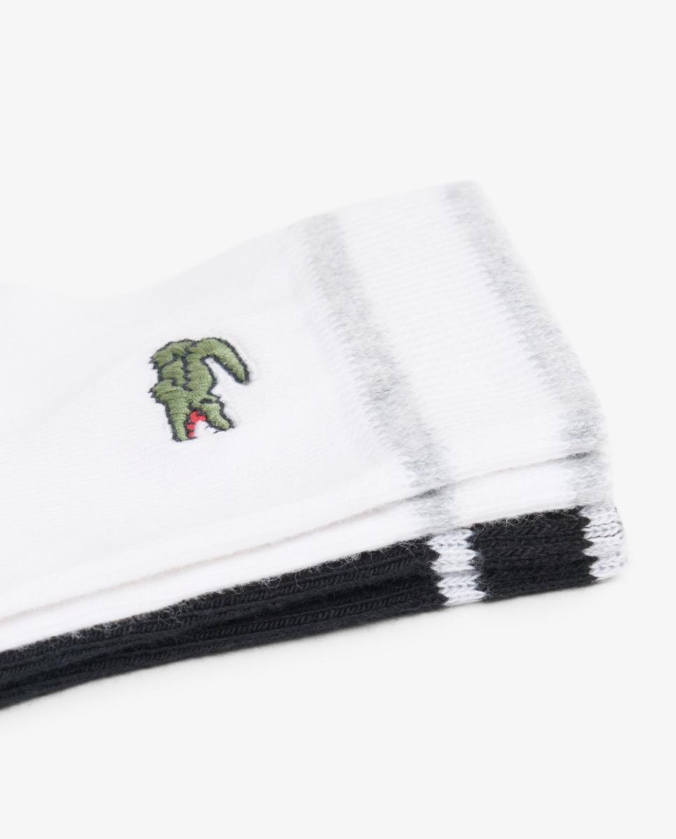 Pack de dos calcetines deportivos de hombre lisos. - Lacoste - Multicolor Multicolor-3