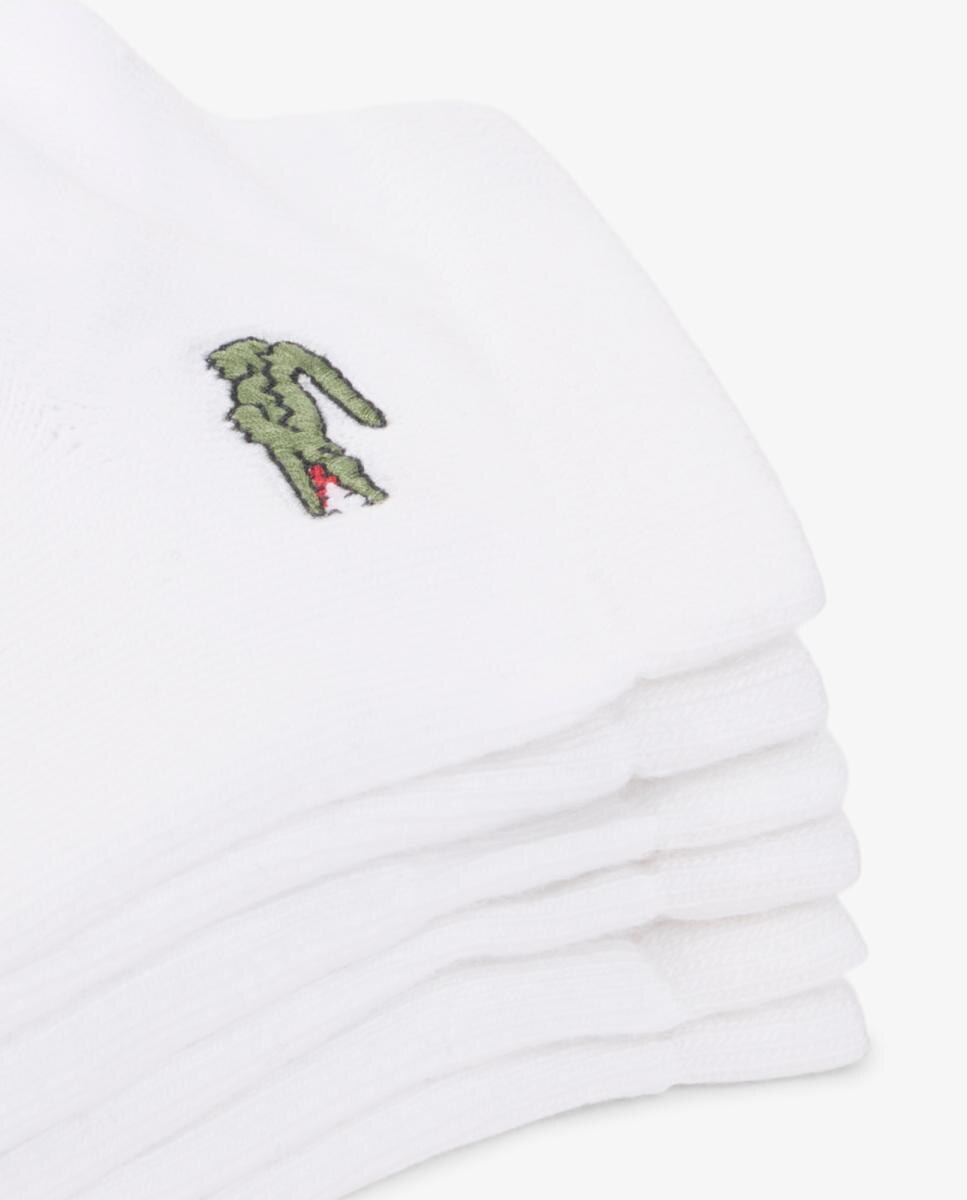 Pack de tres calcetines de hombre bajos lisos. - Lacoste - Blanco Blanco-3