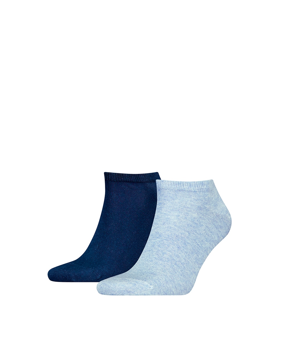 Pack de 2 Pares de Meias pelo Tornozelo Azul-5
