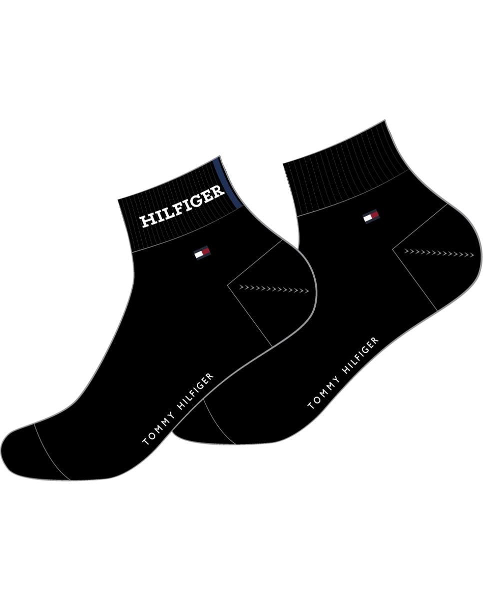 Pack de 2 Pares de Meias pelo Tornozelo Preto-3
