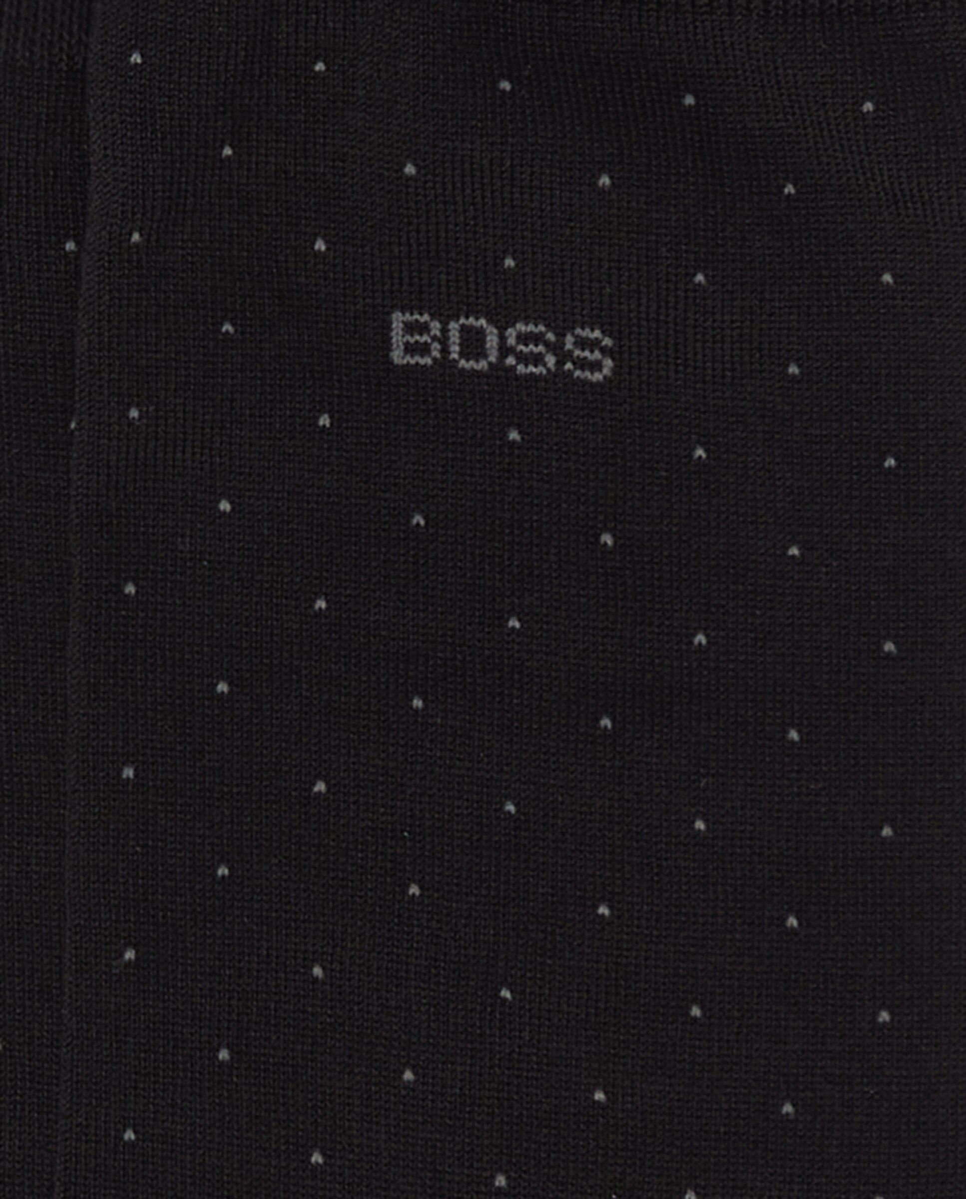 Calcetín de hombre de vestir con topos - Boss - Negro Negro-2