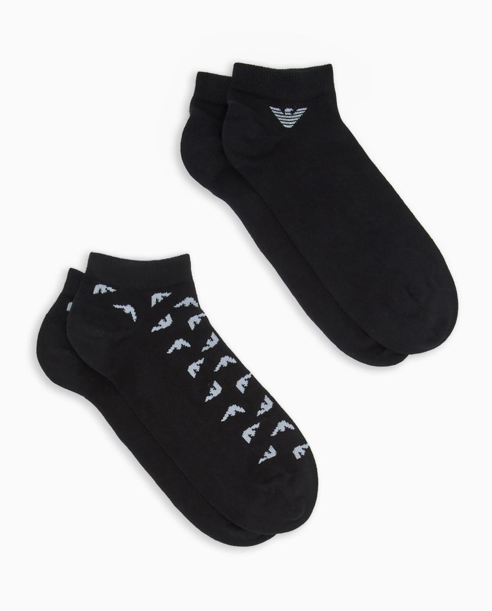 Imagem 0 de Pack de Dois Pares de Meias pelo Tornozelo - Azul